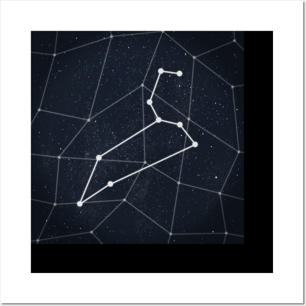 Leo Constellation Wall Art by RAADesigns